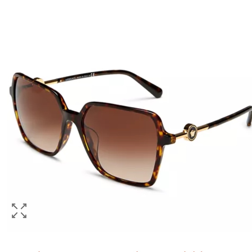 Versace Women's Tortoise Sunglasses OVE4396 108/13 58/16 brown black havana - Picture 1 of 4
